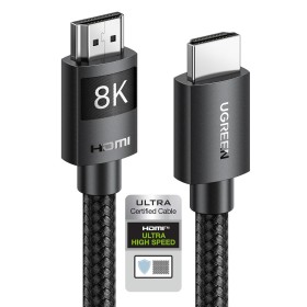 UGREEN Cable HDMI 2.1 Certificado 10K 8K 60Hz 4K 120Hz 48Gbps UHD eARC HDR Dinámico Dolby Vision 3D HDCP 2.3 Compatible con Mac