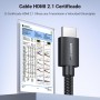 UGREEN Cable HDMI 2.1 Certificado 10K 8K 60Hz 4K 120Hz 48Gbps UHD eARC HDR Dinámico Dolby Vision 3D HDCP 2.3 Compatible con Mac