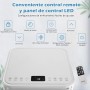 COSTWAY 7000 BTU Quiet Portable Air Conditioner, 2.1 KW, 4 in 1 Low Consumption Cooler, Cooling, Ventilation and