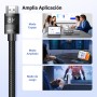 UGREEN Cable HDMI 2.1 Certificado 10K 8K 60Hz 4K 120Hz 48Gbps UHD eARC HDR Dinámico Dolby Vision 3D HDCP 2.3 Compatible con Mac
