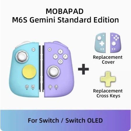 MOBAPAD M6s Gemini controlador de juegos inalámbrico Bluetooth con Joy