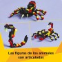 LEGO Creator 3 en 1 Fauna Salvaje: Araña Misteriosa, Set de Construcción Transformable en Serpiente de Juguete o Escorpión,