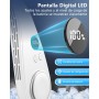 DDKJ Ventilador de Cuello con Aire Acondicionado 5500mAh,Aire Acondicionado Cuello 5 Velocidad,Neck Fan USB Rechargeable 3
