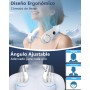DDKJ Ventilador de Cuello con Aire Acondicionado 5500mAh,Aire Acondicionado Cuello 5 Velocidad,Neck Fan USB Rechargeable 3
