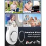 DDKJ Ventilador de Cuello con Aire Acondicionado 5500mAh,Aire Acondicionado Cuello 5 Velocidad,Neck Fan USB Rechargeable 3