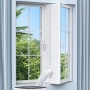 Kit Ventana Aire Acondicionado Portatil, Adaptador Ventana aire Acondicionado, Protector de Intercambio de aire de 500cm,