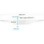 HOOMEE Cubierta Aislante Universal de Ventanas para Aire Acondicionado Portátil y Secadora (400 CM)- Apto para Todos los