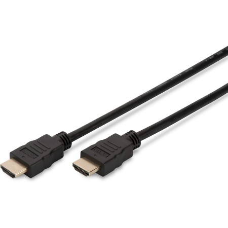 DIGITUS Cable de conexión HDMI estándar, tipo A - 3,0 m - con canal Ethernet - FullHD 1080p/60 Hz - compatible con