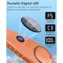 Kouric Ventilador de Cuello con Aire Acondicionado,Aire Acondicionado de Cuello 3 Niveles de Refrigeración,Portable Neck Fan 5