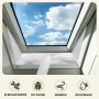 FERRGIA Kit Sellado Ventana Aire Acondicionado Portátil 400cm,Sello Universal para AC Móvil/Secadora,Fácil Instalación Sin