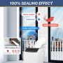 LOVIGA Sellado de Ventana Corredera para Secadora - Kit para Aire Acondicionado Portátil 25X102-162cm - Aislamiento 100% Efecto