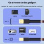 Tertullus Cable USB HiFi de 1,5 m USBA a USBB Dac AB, cable de audio USB, cable de impresora USB digital para transmisión de