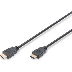 DIGITUS Cable de conexión HDMI estándar, tipo A - 3,0 m - con canal Ethernet - FullHD 1080p/60 Hz - compatible con