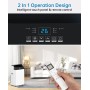 Acekool Quiet Portable Air Conditioner 9000 BTUs, 3 in 1 Cooling Ventilation and Dehumidification 42L/Day with Remote Control