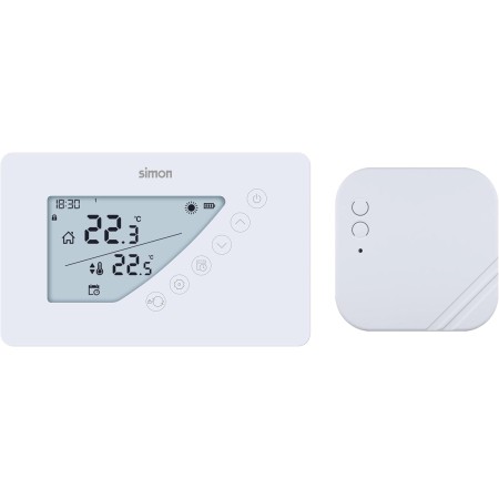 COATI - Termostato Digital Portátil, Programación Diaria y Semanal, para Calefacción y Aire Acondicionado, Función Frío/Calor,