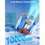 Ventilador de Cintura Portatil Con Hielo Placa de Refrigeración, Ventilador de Cuello Camiseta 13500RPM 10000mAh Recargable,Mini