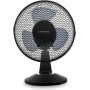 TROTEC Ventilador de Mesa TVE 11, 25 W, Oscilación Automática de 80°, 2 Velocidades de Ventilación, Base de Apoyo Estable y