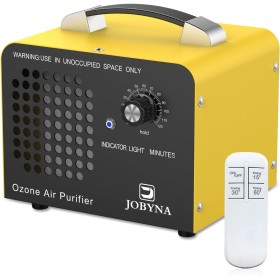 JOBYNA Generador de Ozono 10,000mg/h, O3 Purificador Ozono de Aire con Temporizador Ozonizador Desodorizador Elimina Olores