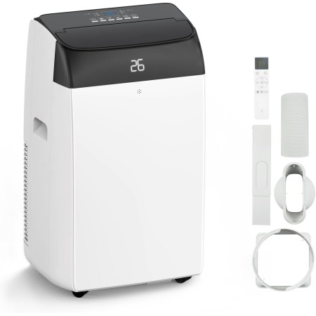 Acekool Quiet Portable Air Conditioner 9000 BTUs, 3 in 1 Cooling Ventilation and Dehumidification 42L/Day with Remote Control