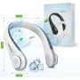 KOSCHEAL Ventilador de Cuello | 5000mAh Ventilador de Colgante|Portátil |sin Aspas Con 3 Velocidades|Cooling Neck Fan Con Flujo