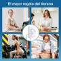 KOSCHEAL Ventilador de Cuello | 5000mAh Ventilador de Colgante|Portátil |sin Aspas Con 3 Velocidades|Cooling Neck Fan Con Flujo