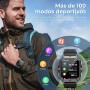OUKITEL Reloj Inteligente Hombre, 2.02" Smartwatch Hombre con Llamadas Bluetooth, Smartwatch con Notificaciones de