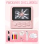PHNIXGAM Cámara instantánea para niños con 2 Flash, cámara Digital, cámara Infantil, cámara de Fotos HD de 2,4 Pulgadas, Regalo