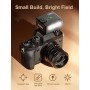 Godox iM30 Mini Flash, Speedlite Manual, GN15 S1/S2 Control Óptico, Temperatura de Color CCT 6500K±200K, 7 Niveles de Potencia
