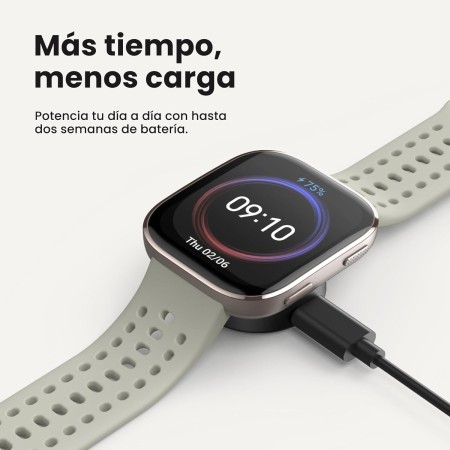 Amazfit Bip 6 Reloj inteligente 46 mm, batería de 14 días, pantalla AMOLED 1,97", GPS, mapas, IA, llamadas y mensajes de texto