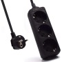 Ewent Regleta 3xSchuko Negra