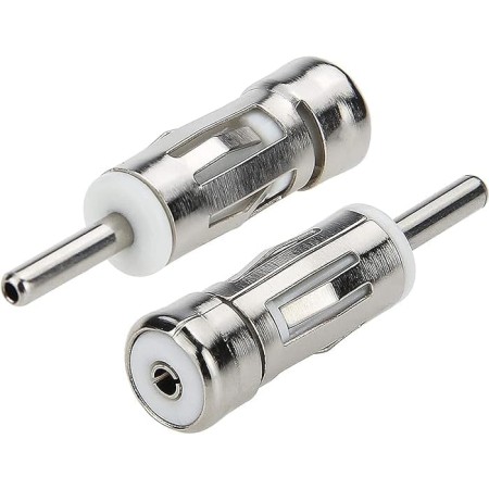 AUTOZOCO Adaptador de Antena para Coche ISO a DIN, Convertidor de Antena para Coche ISO a DIN, Conector de Antena para Coche ISO
