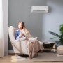Cecotec AirClima 9000 Smartfresh Split Air Conditioner, 9000 BTU, DC Motor, Heat Pump, Remote Control, LED Display, Inverter