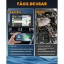 Pantalla Coche, 7" Pantalla Carplay Coche para Apple y Android con Navegación GPS, Bluetooth 5.2, Control por Voz Manos Libres,