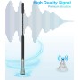 YIEHO Antena Coche - Antena Coche Universal para Todos los Modelos - Antena Radio Coche con Recepción FM Dab - Antena Techo