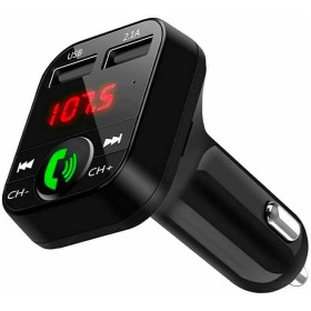 NK Transmisor FM Bluetooth V5.0 para Coche Y Camión 12/24V-Manos Libres,Reproductor Música +EDR,Adaptador Radio Receptor,Doble