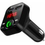 NK Transmisor FM Bluetooth V5.0 para Coche Y Camión 12/24V-Manos Libres,Reproductor Música +EDR,Adaptador Radio Receptor,Doble