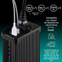 Odoga inversor 12v a 220v 300W para Coche, Convertidor con USB-C y USB-A - Adaptador Mechero Coche a Enchufe - Cargue Sus