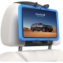 Lamicall Soporte Tablet Reposacabezas Coche - [Clip Silicona Ancho] [Plegable] 360° Rotación, Velcro de Alta Elasticidad Soporte