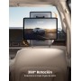 Lamicall Soporte Tablet Reposacabezas Coche - [Clip Silicona Ancho] [Plegable] 360° Rotación, Velcro de Alta Elasticidad Soporte