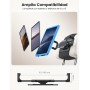 Lamicall Soporte Tablet Reposacabezas Coche - [Clip Silicona Ancho] [Plegable] 360° Rotación, Velcro de Alta Elasticidad Soporte