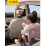Lamicall Soporte Tablet Reposacabezas Coche - [Clip Silicona Ancho] [Plegable] 360° Rotación, Velcro de Alta Elasticidad Soporte