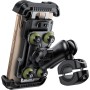 Lamicall Soporte Móvil Moto - [Doble Antivibración] Brazo Extensible Metálico, Soporte Móvil Bicicleta Antirrobo, 2 x 360°