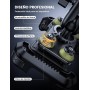 Lamicall Soporte Móvil Moto - [Doble Antivibración] Brazo Extensible Metálico, Soporte Móvil Bicicleta Antirrobo, 2 x 360°