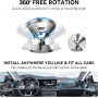 Soporte Móvil Coche, ivoler 2 Pack Soporte Magnético Móvil Coche Aluminio con 4 Pegatinas Metalicas,Iman Coche Móvil/Soporte Car