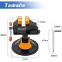 Treki Prensa de Taladro Universal Tornillo de Banco de Mesa Abrazadera Alicates Tallado con Base Giratoria de 360 Grados para