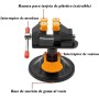 Treki Prensa de Taladro Universal Tornillo de Banco de Mesa Abrazadera Alicates Tallado con Base Giratoria de 360 Grados para