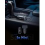 LISEN 90W Carga Superrápida Cargador Coche USB C Cargador Mechero Movil Coche [Doble PD3.0] Enchufe Toma Mechero Tipo C 12V para