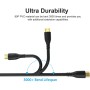 Jorenca Cable HDMI 4K 2m(HDMI 2.0,18Gbps) Conectores chapados en oro de ultra alta velocidad, Retorno de audio Ethernet, Video