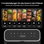 Iceagle 9L XXL Air Fryer – 2000 W Air Fryer with Double Resistance | Oil-Free Air Fryer with Window, 12 in 1, DIY Function, 360°