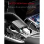 BESTEK - Convertidor de 12 V, 220 V, 230 V, 200 W, Transformador de tensión, 4 Puertos USB y 2 enchufes UE, Cargador de Coche